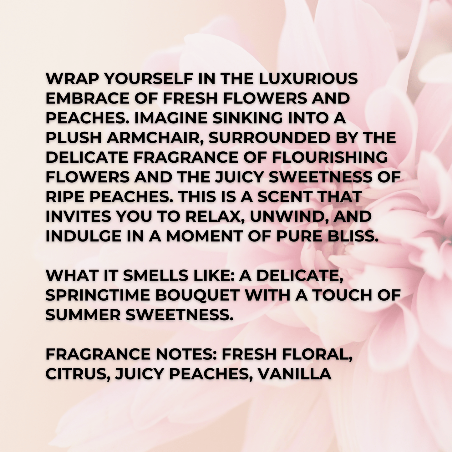 Bliss - Floral Blossoms & Peach Room & Linen Spray | 3.5 oz - Frezco Candles