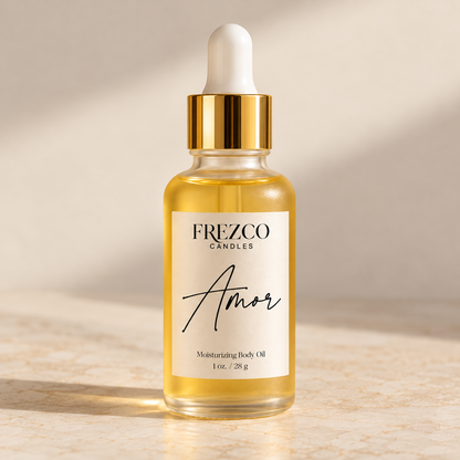 Amor – Gardenia · Strawberry · Sandalwood | Luxury Hydrating Body Oil | 1 oz