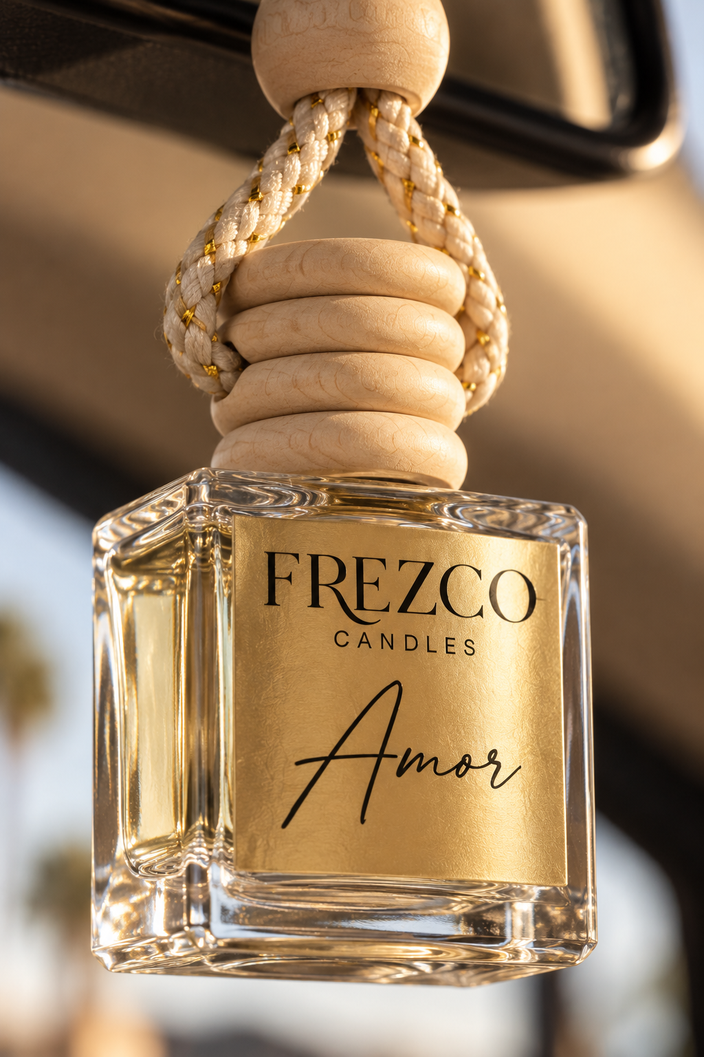 Amor Car Diffuser – Luxury Hanging Car Air Freshener by Frezco