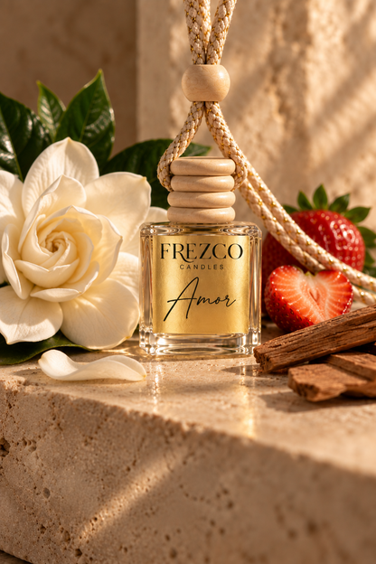 Amor Car Diffuser – Luxury Hanging Car Air Freshener by Frezco