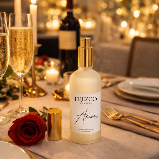 Amor Luxury Room and Linen Spray - Frezco Candles