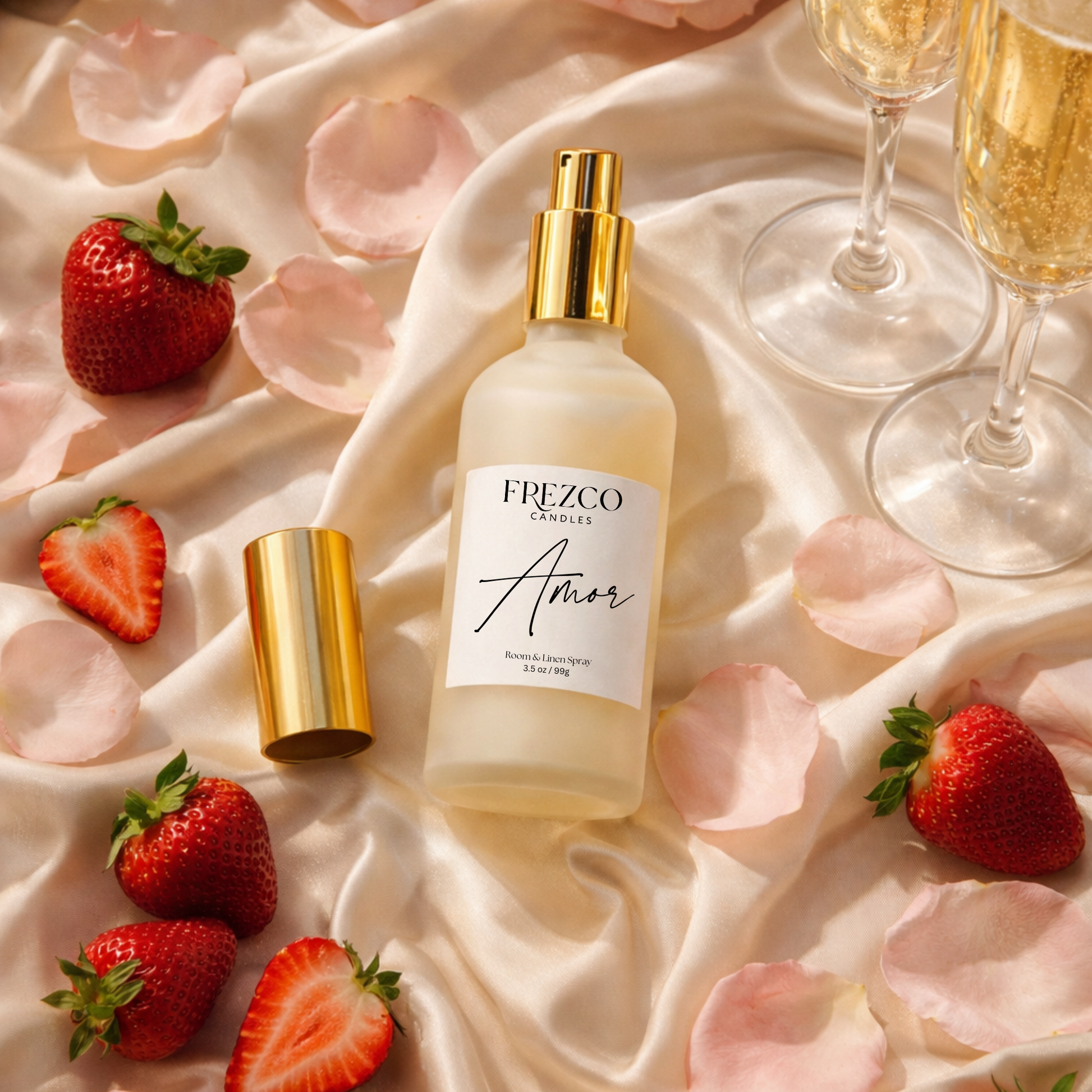 Amor Luxury Room and Linen Spray - Frezco Candles