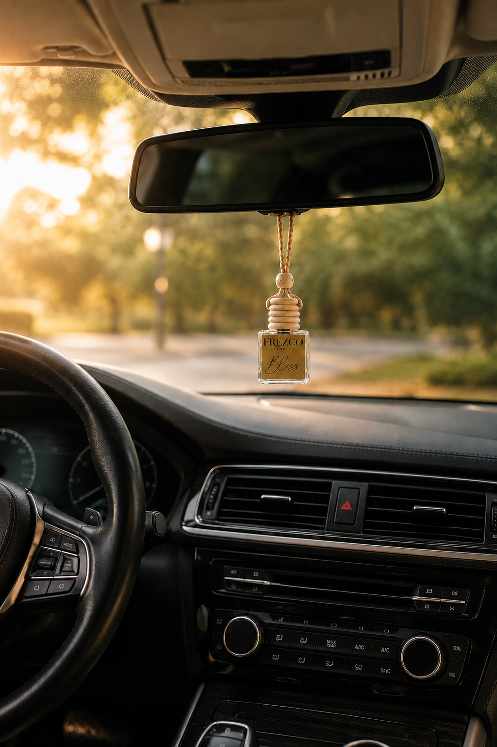 Bliss Car Diffuser – Luxury Hanging Car Air Freshener by Frezco