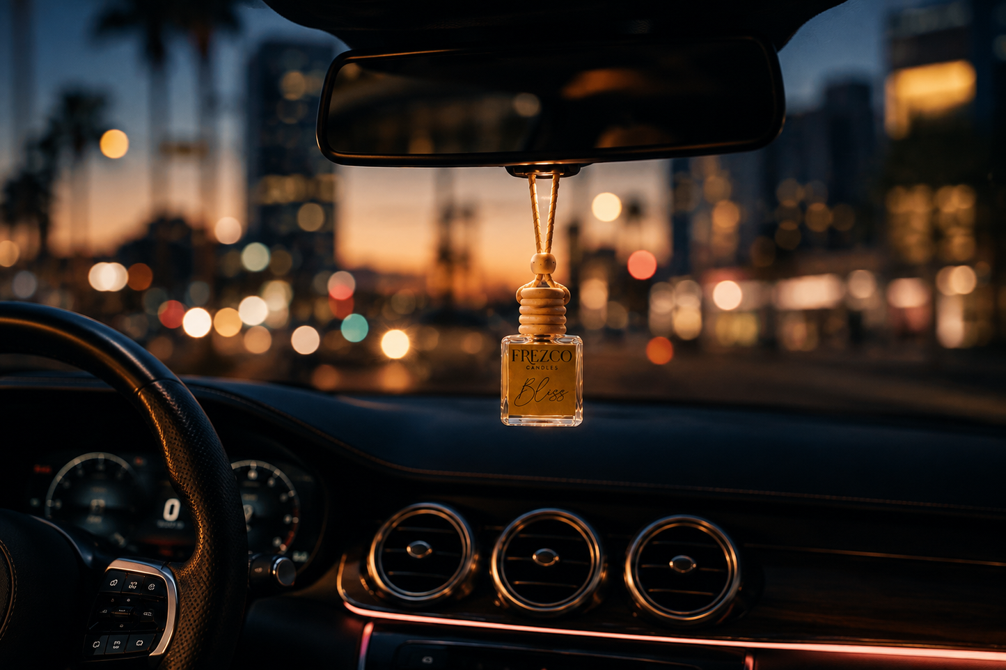 Bliss Car Diffuser – Luxury Hanging Car Air Freshener by Frezco