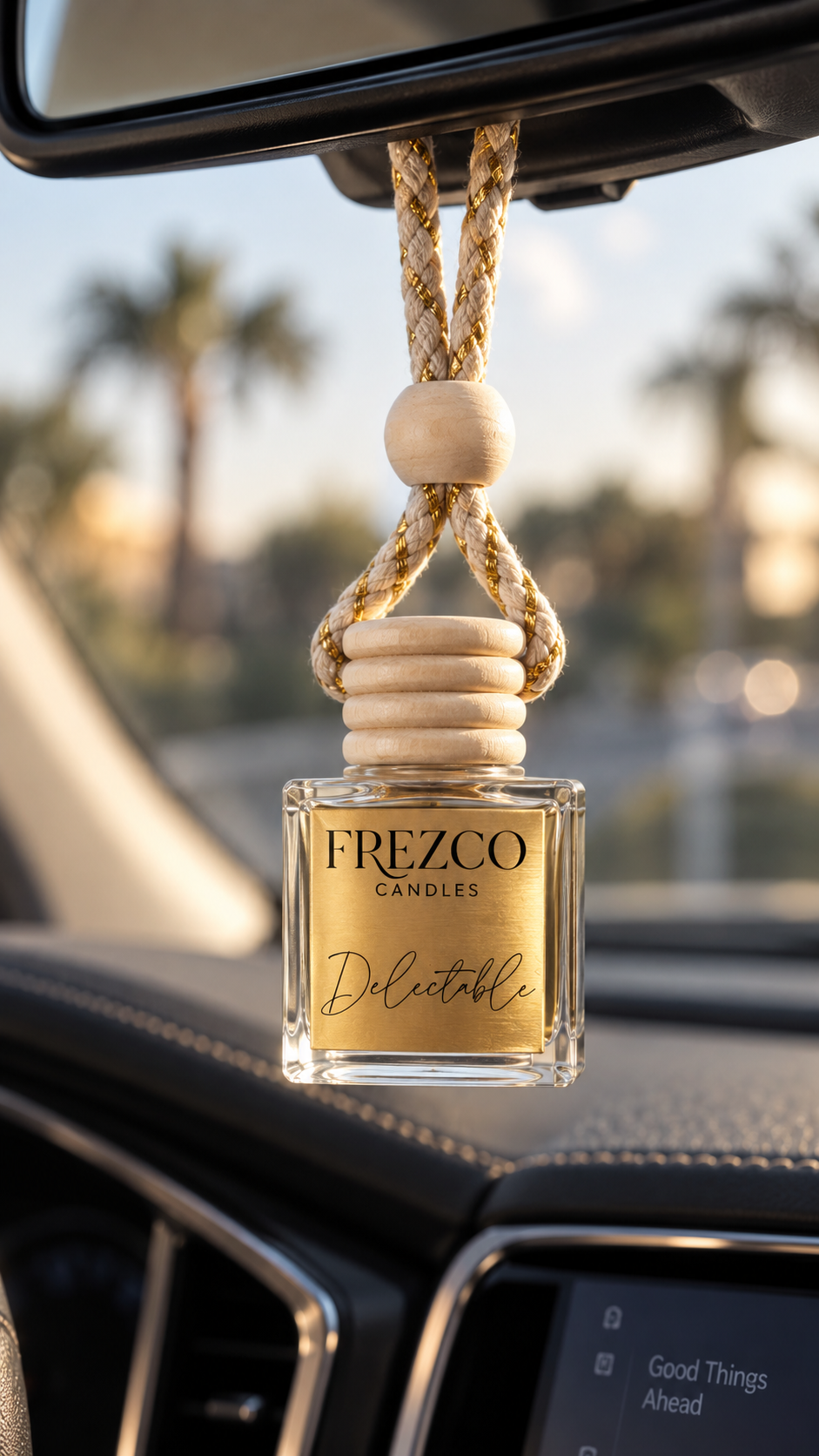 Delectable Car Diffuser – Luxury Hanging Car Air Freshener by Frezco