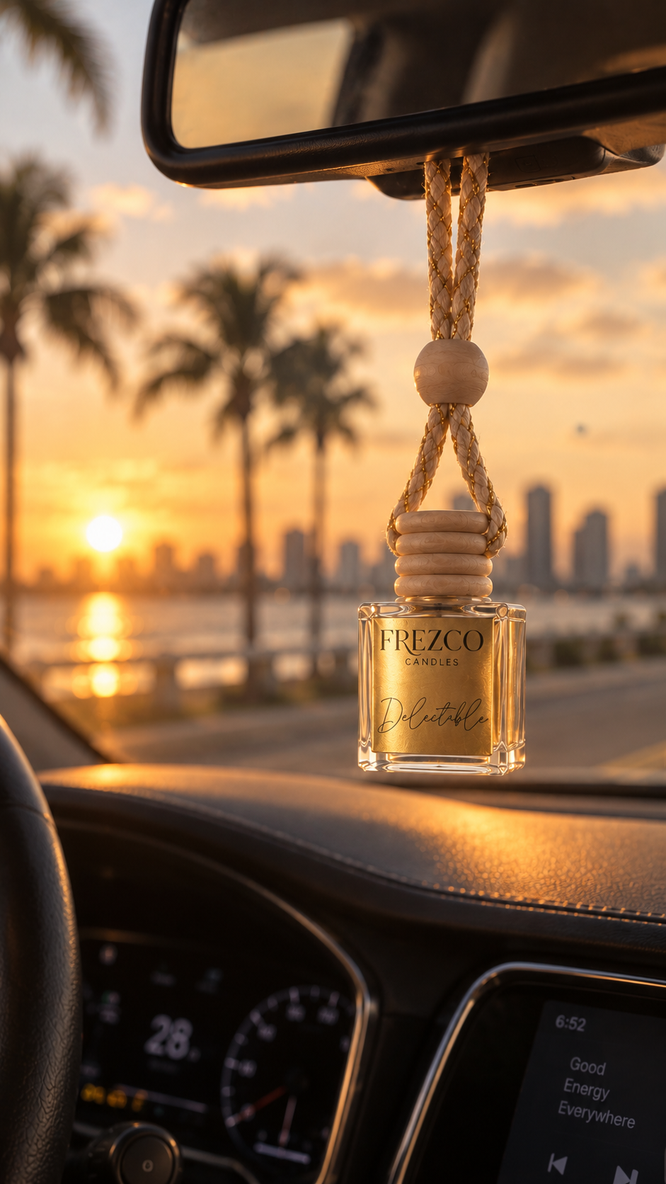 Delectable Car Diffuser – Luxury Hanging Car Air Freshener by Frezco