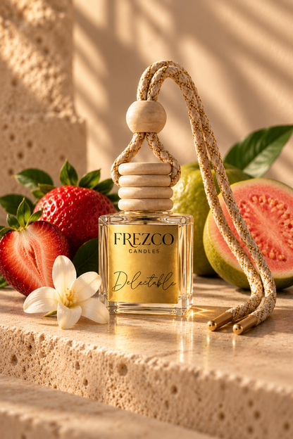 Delectable Car Diffuser – Luxury Hanging Car Air Freshener by Frezco