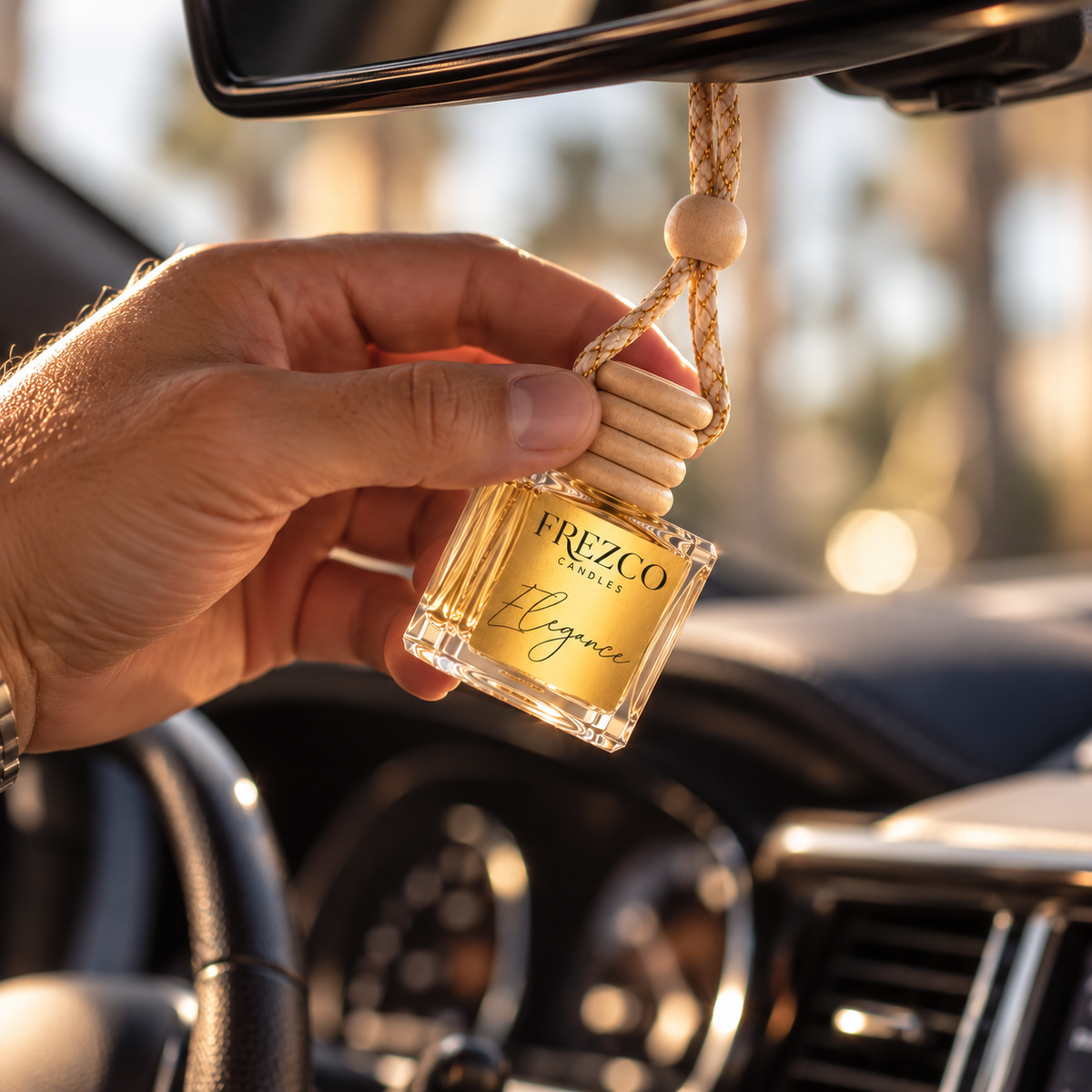 Elegance Car Diffuser – Luxury Hanging Car Air Freshener by Frezco - Frezco Candles