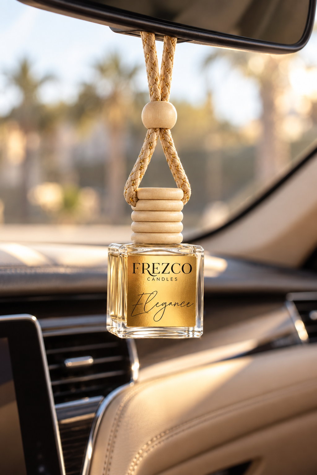 Elegance Car Diffuser – Luxury Hanging Car Air Freshener by Frezco - Frezco Candles