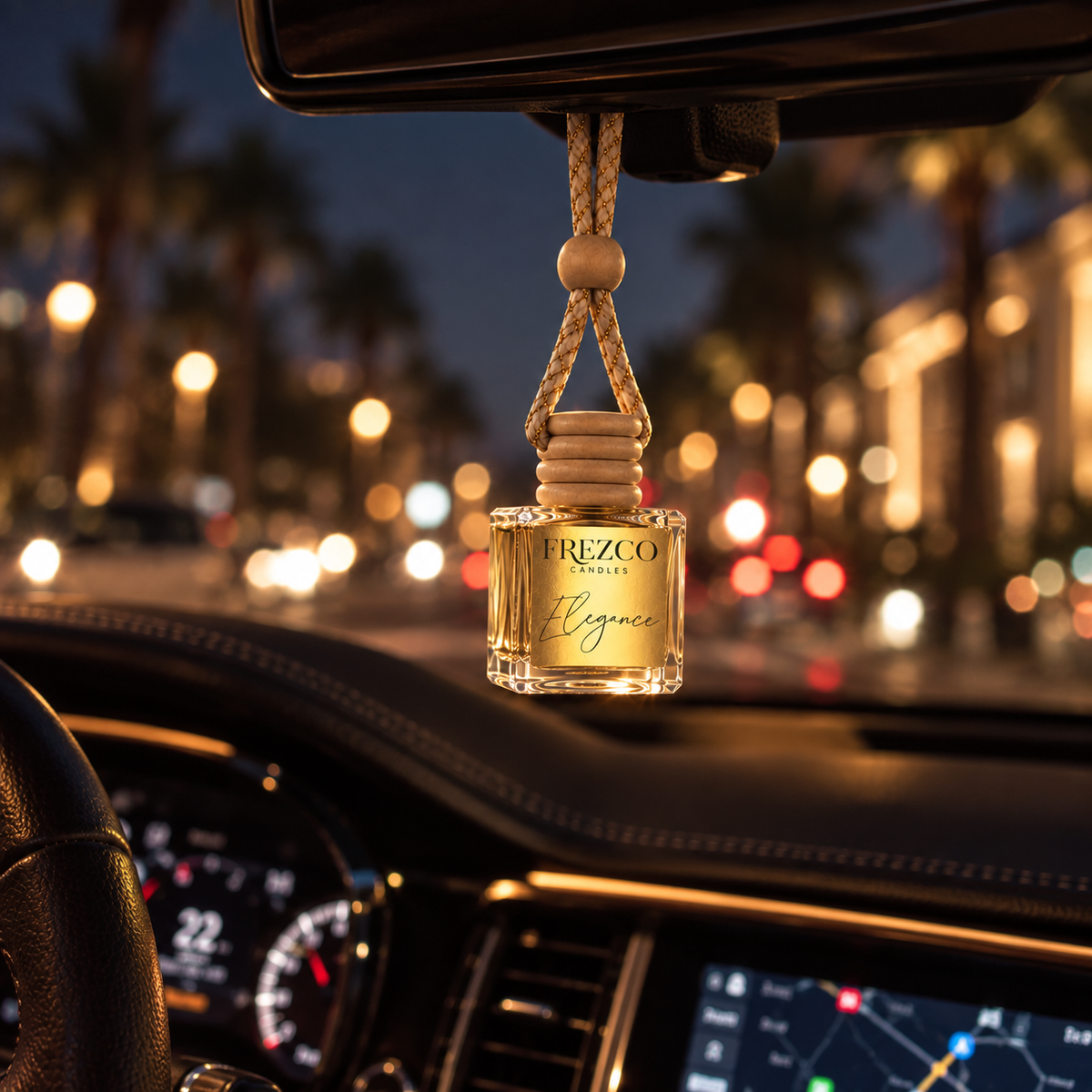Elegance Car Diffuser – Luxury Hanging Car Air Freshener by Frezco - Frezco Candles