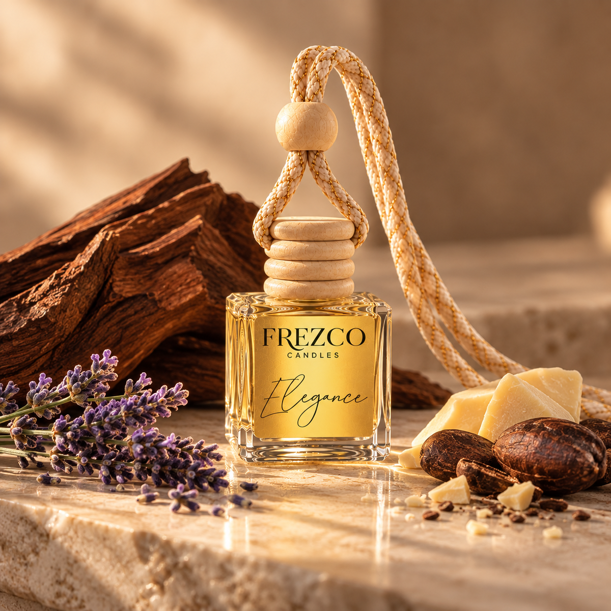 Elegance Car Diffuser – Luxury Hanging Car Air Freshener by Frezco - Frezco Candles