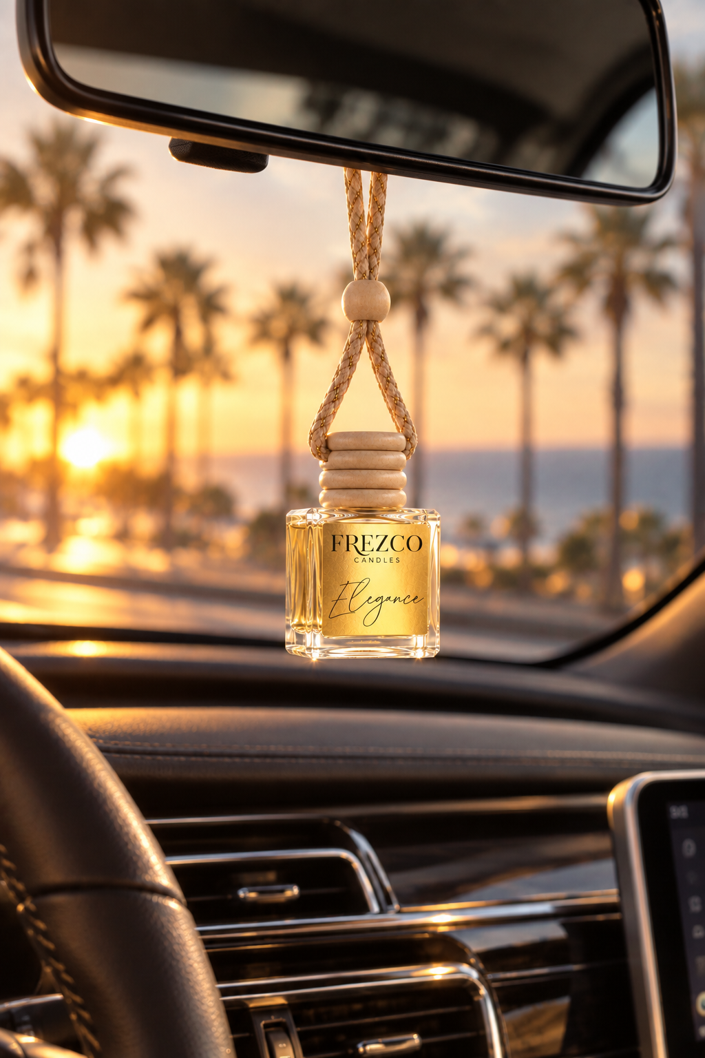 Elegance Car Diffuser – Luxury Hanging Car Air Freshener by Frezco - Frezco Candles
