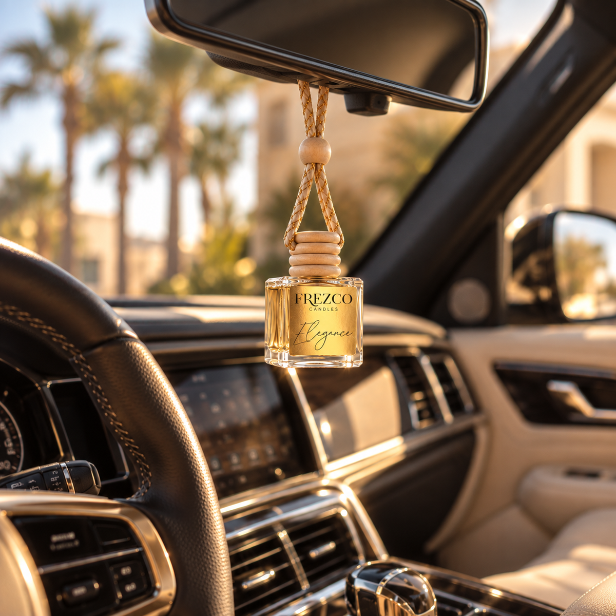 Elegance Car Diffuser – Luxury Hanging Car Air Freshener by Frezco - Frezco Candles