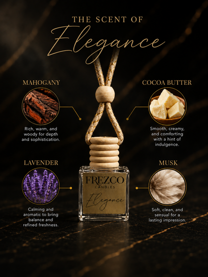 Elegance Car Diffuser – Luxury Hanging Car Air Freshener by Frezco
