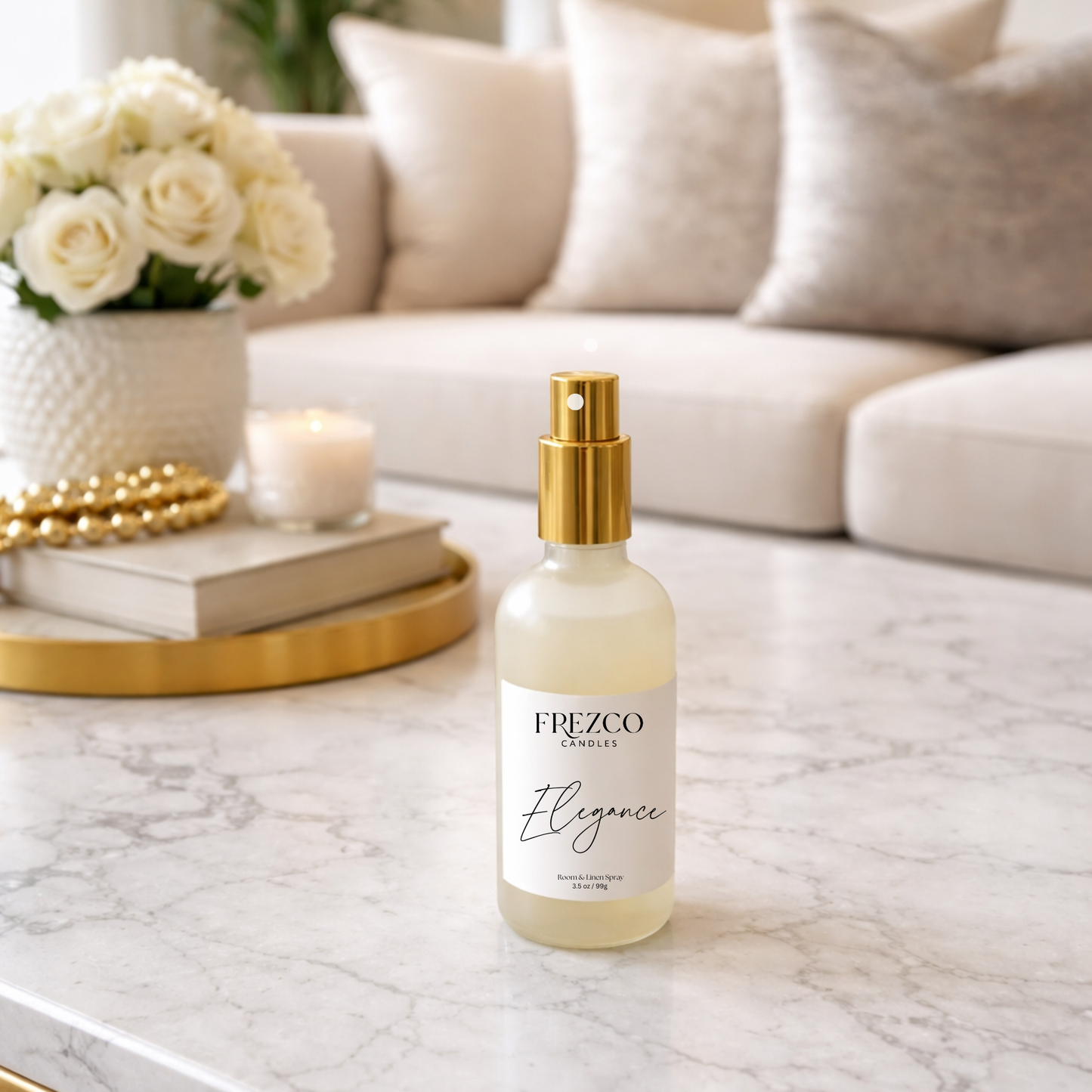 Elegance Luxury Room and Linen Spray - Frezco Candles