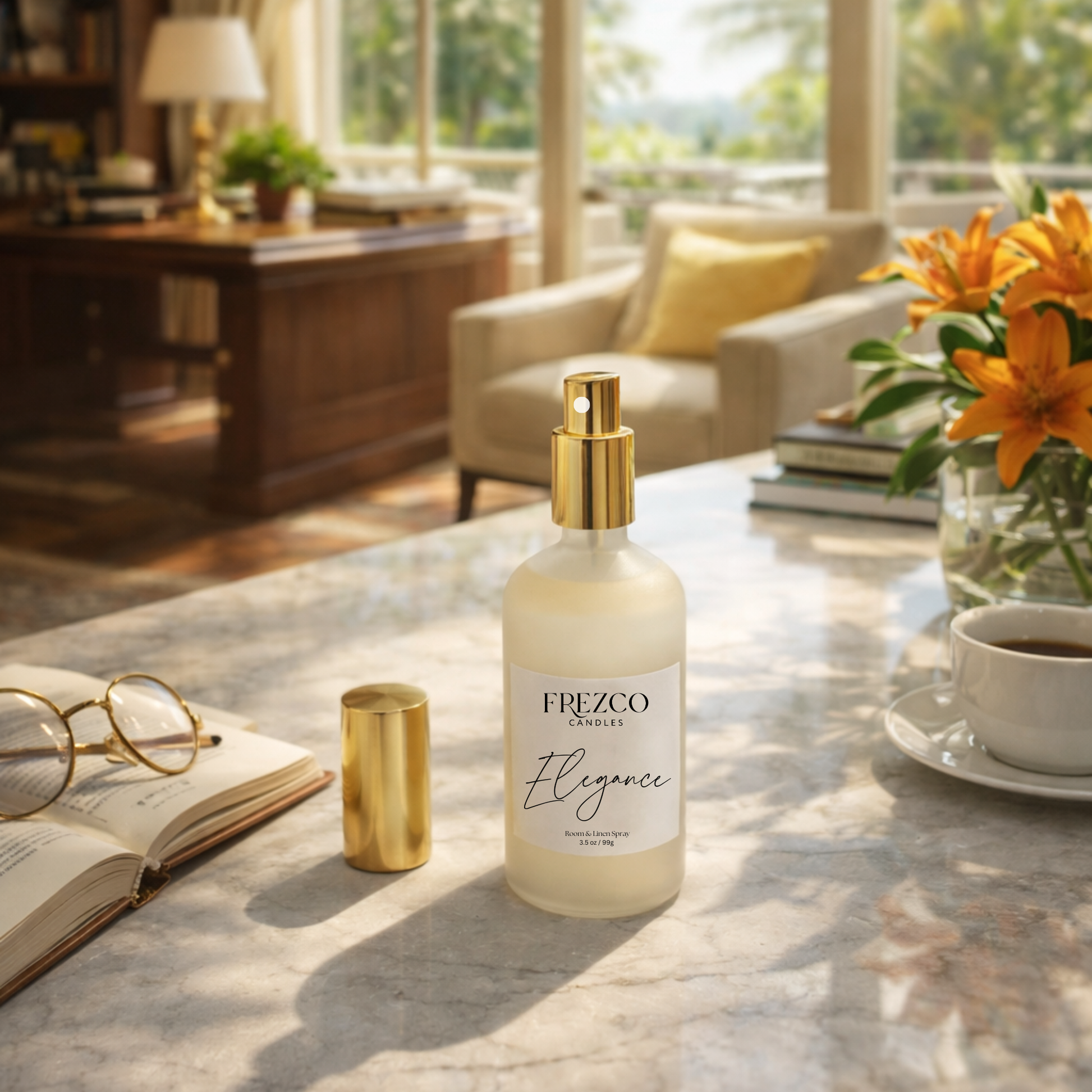 Elegance Luxury Room and Linen Spray - Frezco Candles