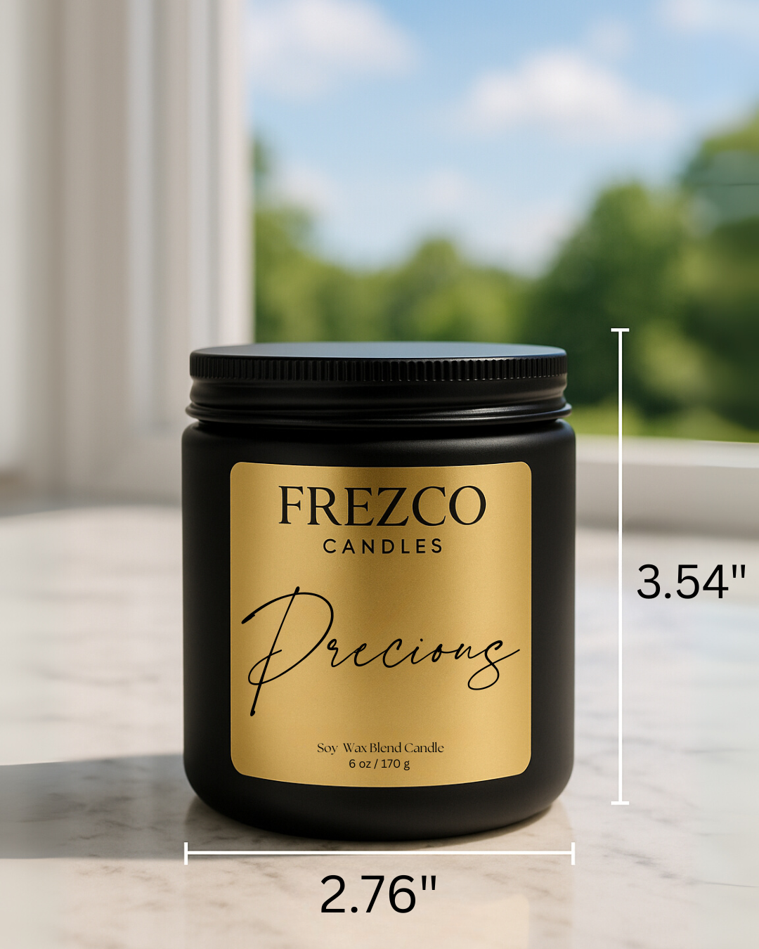 Precious – Mango, Berry & Coconut Natural Wax Candle | 6 oz Gift Size - Frezco Candles