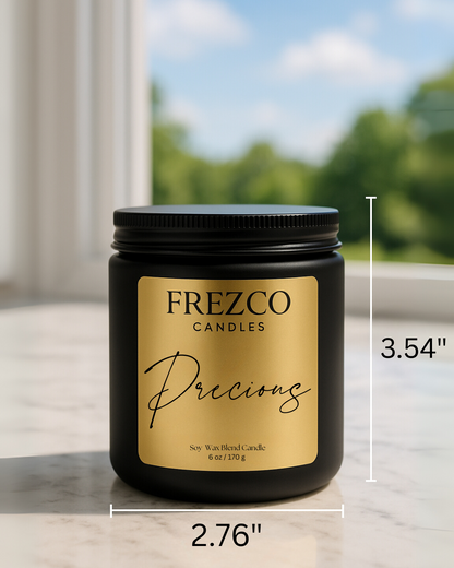 Precious – Mango, Berry & Coconut Natural Wax Candle | 6 oz Gift Size - Frezco Candles