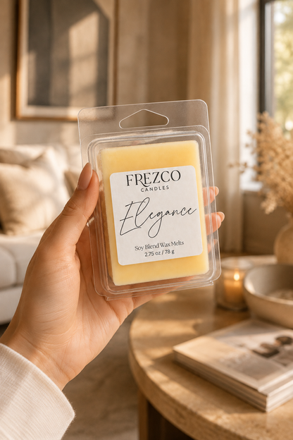 Elegance Scented Luxury Wax Melt - Frezco Candles