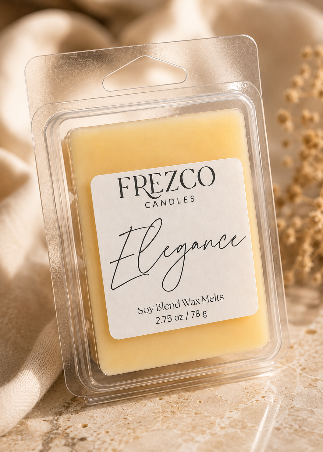 Elegance Scented Luxury Wax Melt - Frezco Candles