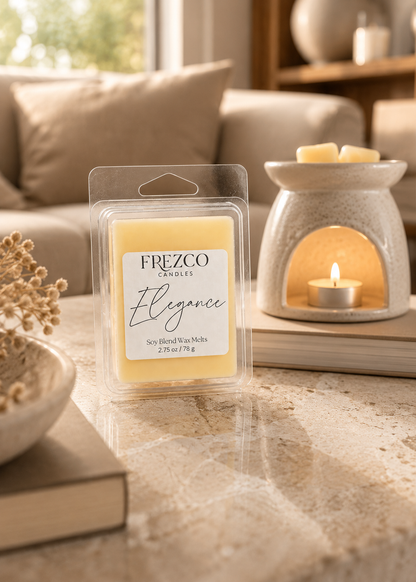 Elegance Scented Luxury Wax Melt - Frezco Candles