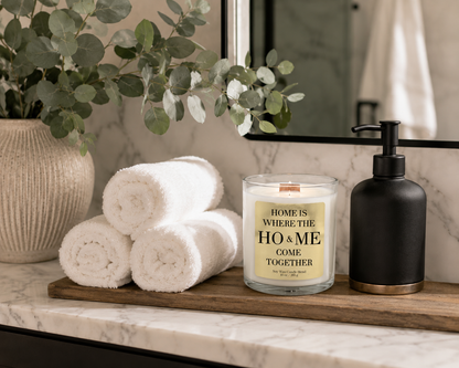 Funny Housewarming Candle – Wood Wick Luxury Soy Candle – Choose Your Scent – 10oz - Frezco Candles