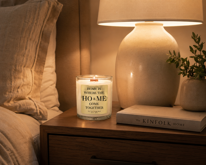 Funny Housewarming Candle – Wood Wick Luxury Soy Candle – Choose Your Scent – 10oz - Frezco Candles