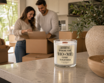 Funny Housewarming Candle – Wood Wick Luxury Soy Candle – Choose Your Scent – 10oz - Frezco Candles