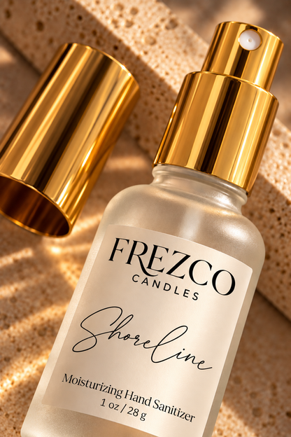 Shoreline Moisturizing Hand Sanitizer Spray – 1 oz | Frezco Candles