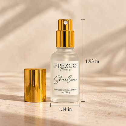 Shoreline Moisturizing Hand Sanitizer Spray – 1 oz | Frezco Candles