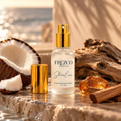 Shoreline Moisturizing Hand Sanitizer Spray – 1 oz | Frezco Candles